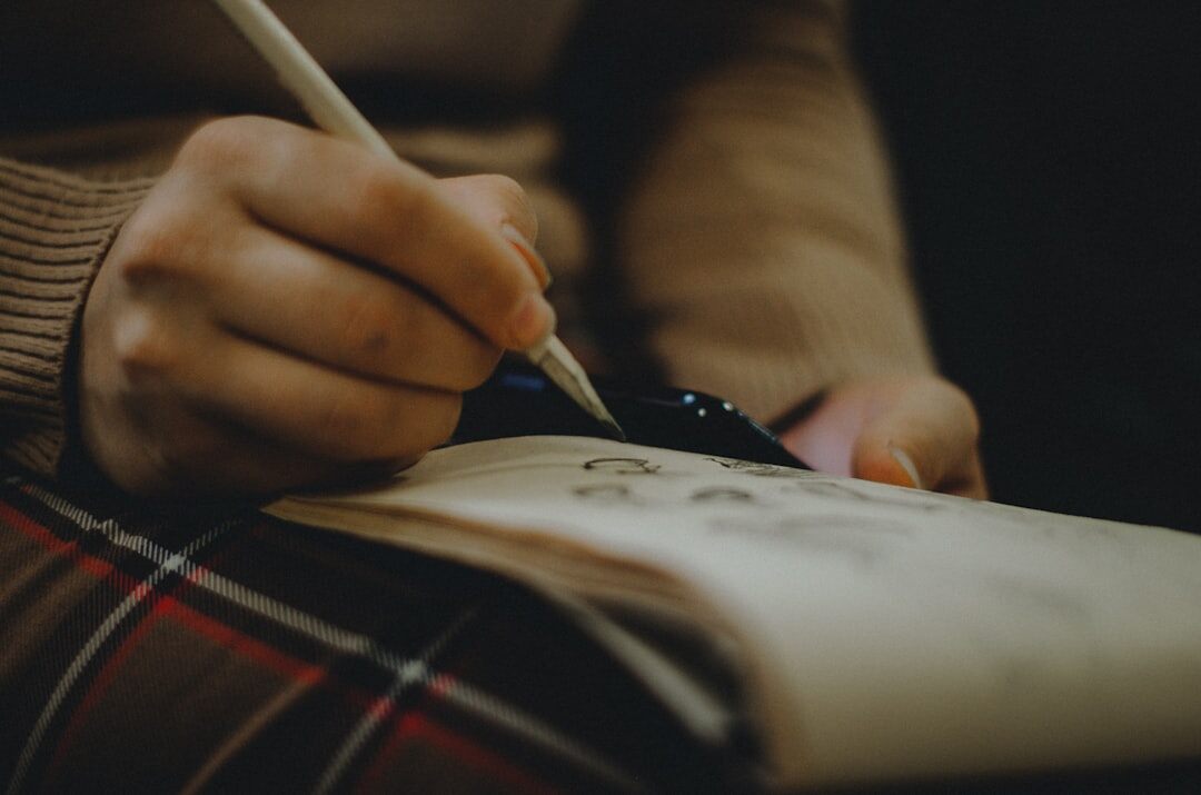 author writing novel