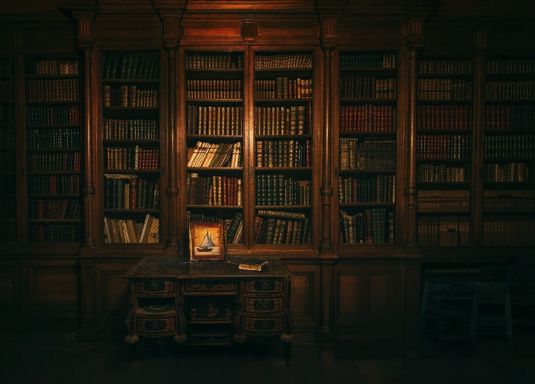 old library interior