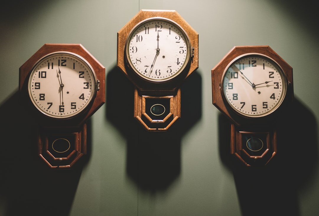 clock on wall